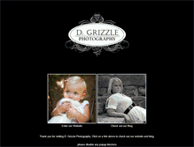 Tablet Screenshot of dgrizzlephotography.com